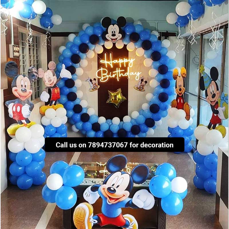 Mickey Mouse theme birthday Decoration Bruveg
