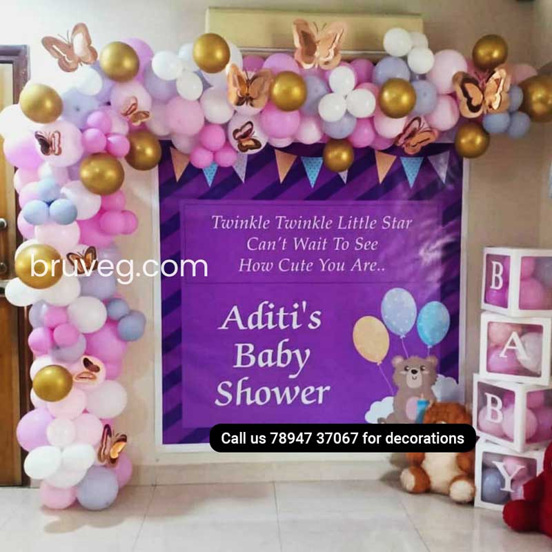 Baby Shower Decoration at home